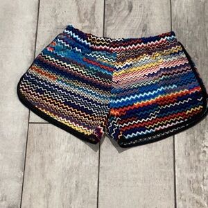 My Tiffany multicolor dress shorts, size medium 046